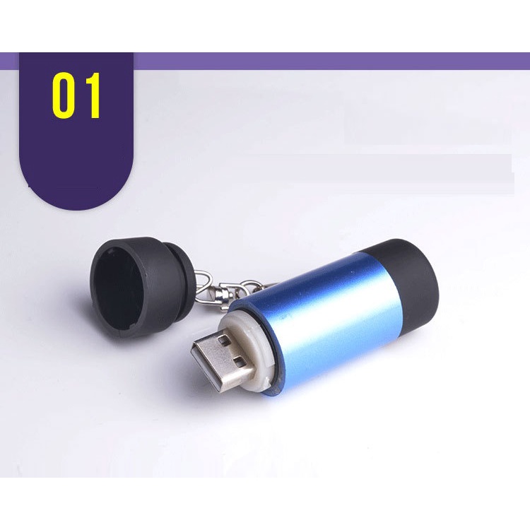 Đèn pin siêu mini kiêm móc khóa