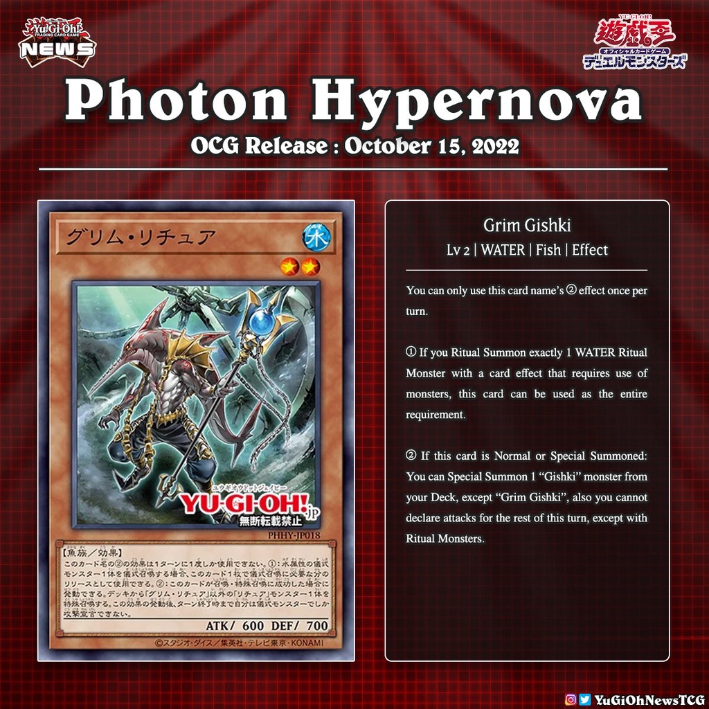 Thẻ bài YUGIOH - OCG - Gishki Grim - PHHY-JP018 - Common - Effect Monster