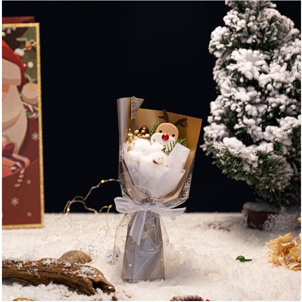 Hoa Sáp Vĩnh Cửu Trang Trí Giáng Sinh, Quà Tặng Người Thân Nhân Dịp Noel, Ngày Lễ Tặng Quà