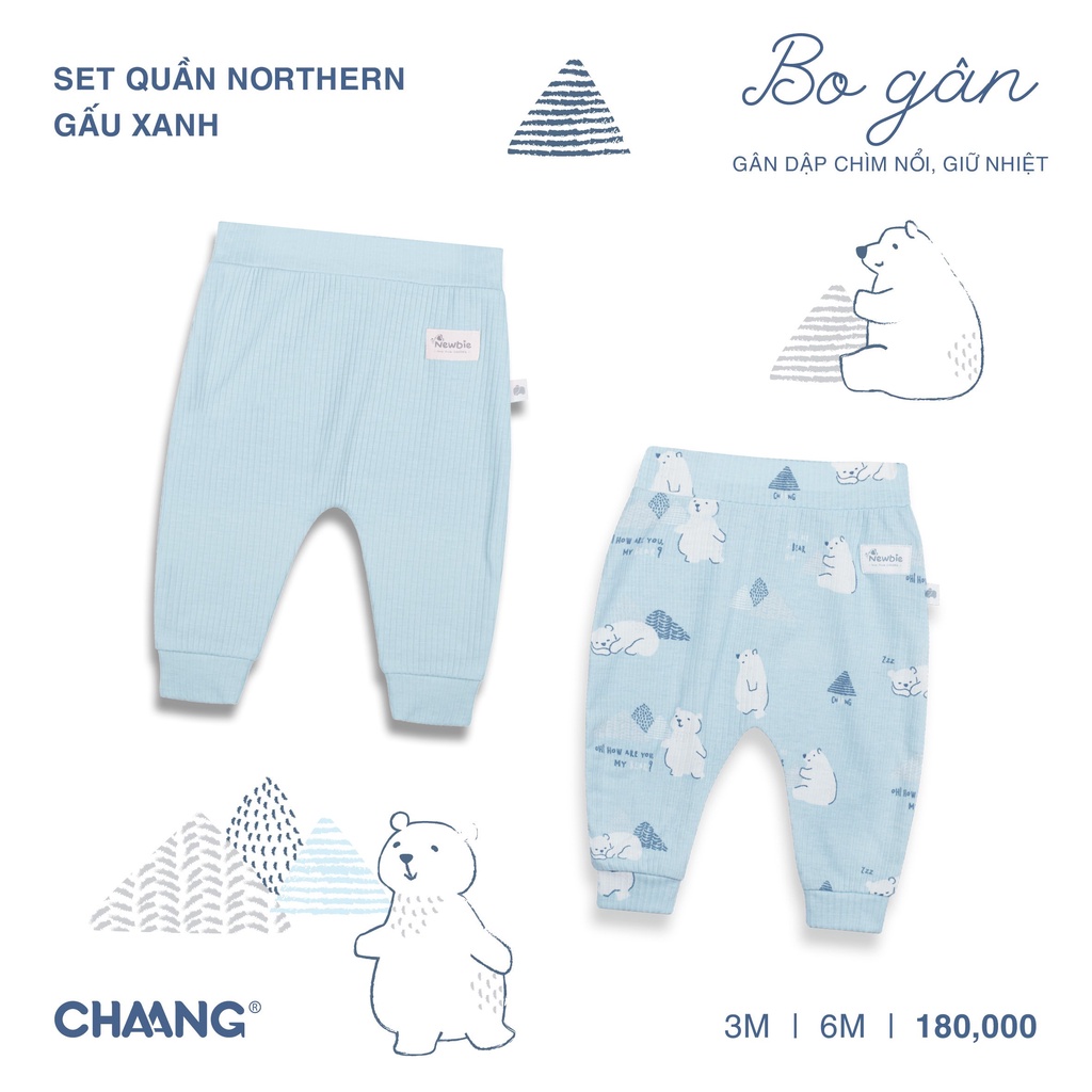 CHAANG Quần Sơ Sinh Cho Bé Chất Liệu Cotton