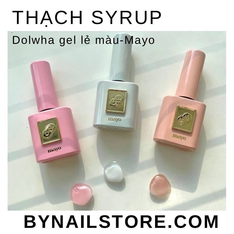 Sơn gel thạch màu basic cao cấp Hàn Quốc tách lẻ collection Dolwha gel (1pcs)