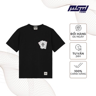 Áo thun tay lỡ Gambling tee MSW Town, áo cotton nam nữ thời trang unisex