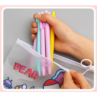 Túi zip đựng bút viết siêu cute