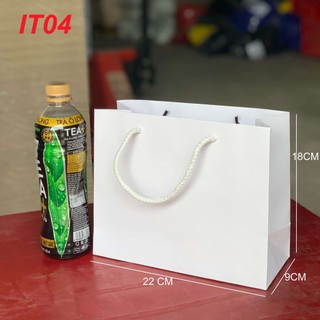 Túi Giấy đựng Mỹ phầm trơn IT04 (18 x 22  x 9)