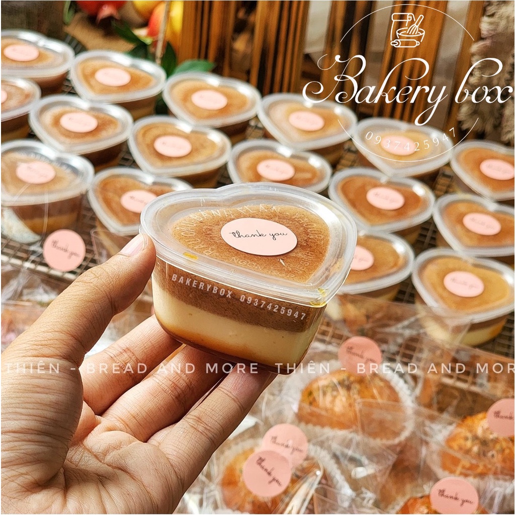 Hủ Bánh Flan Hình Tim Vĩnh Trường - 90ml