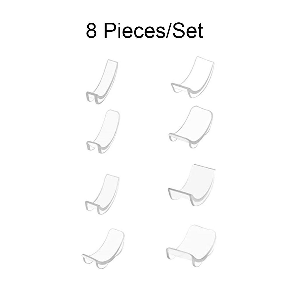 Set 8 Vòng Đệm Silicone Điều Chỉnh Kích Thước Nhẫn 1-10mm