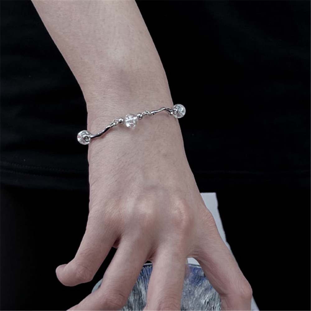 Xj- Vòng Cổ Choker Dạng Xoắn Bằng Kim Loại Băng Nứt Nẻ Cá Tính Thiết Kế Cảm Giác Niche Cho Nữ Giới