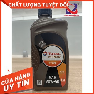 Nhớt xe máy bôi trơn cho động cơ TOTAL HI PERF 4T 300 20W50