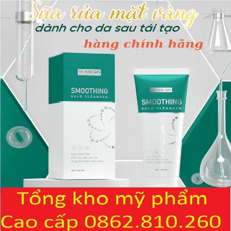 Sữa rửa mặt vàng Smoothing Gold Cleanser Dr Lacir chai 150ml