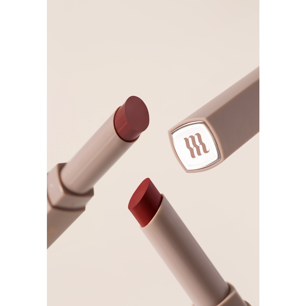 [Academia Collection] Son Thỏi Lì, Lên Màu Chuẩn, Mịn Mượt Nhẹ Môi Merzy Academia Cotton Lipstick 1.8g