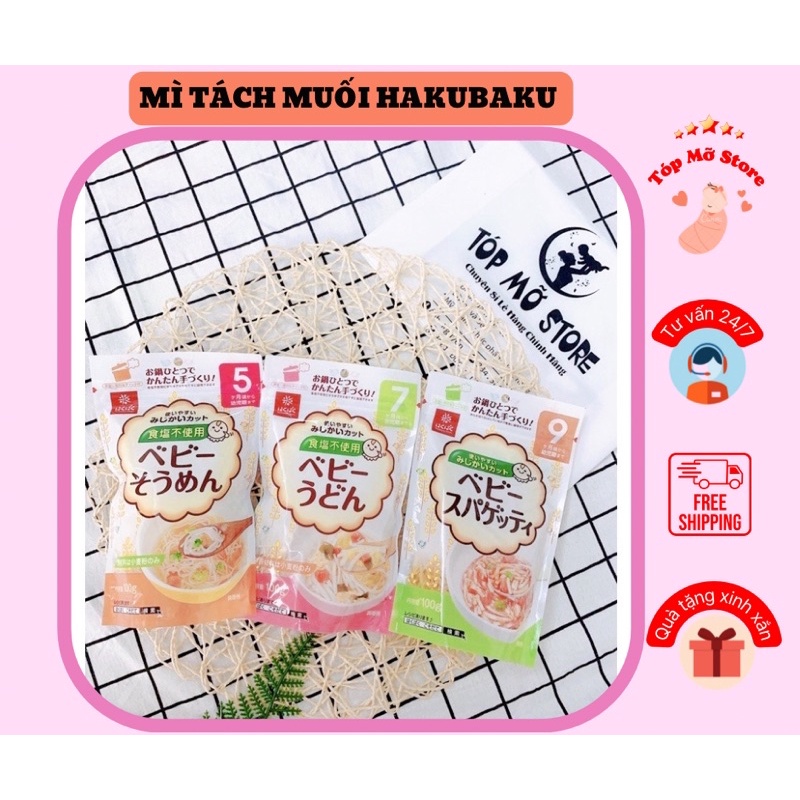 Mì Somen Tách Muối Hakubu Cho Bé Ăn Dặm