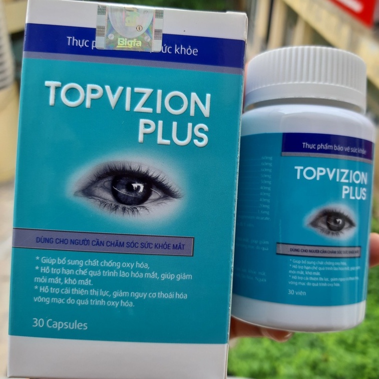 Topvizion Plus Cải Thiện Thị Lực Giúp Phục Hồi Thị Lực