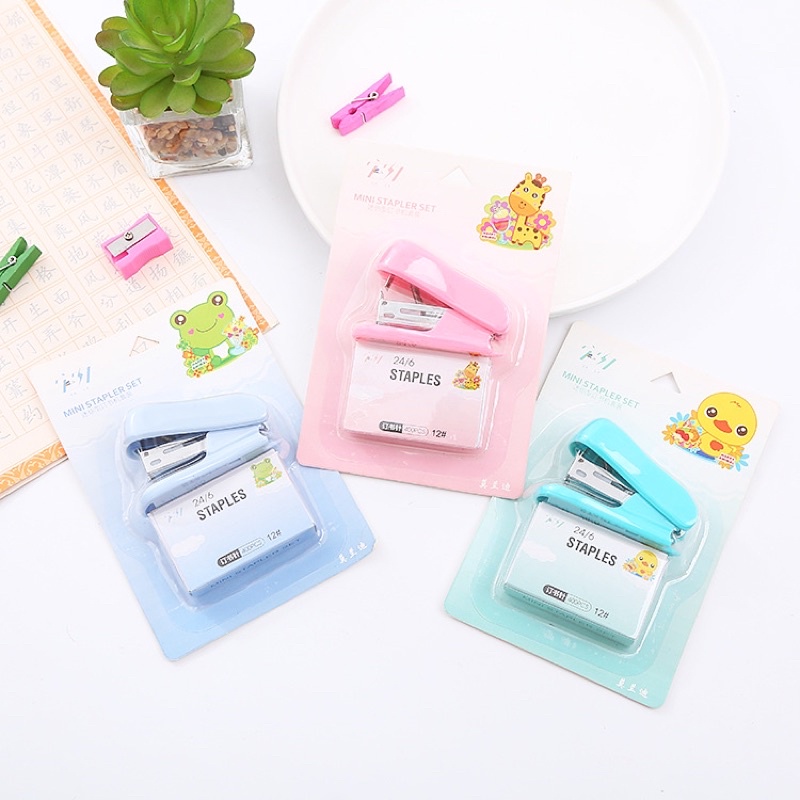 Set Ghim và Dập Ghim Mini Dễ Thương