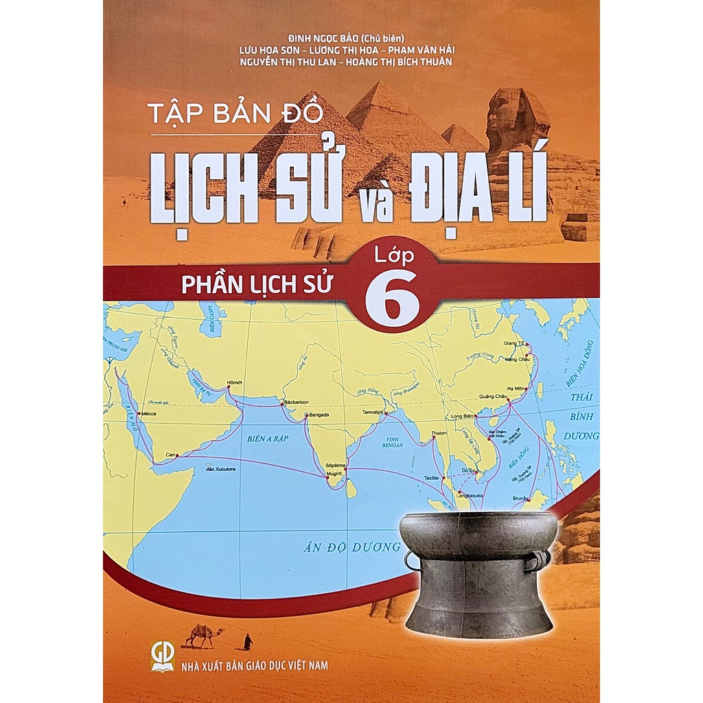 Sách - Tập bản đồ Lịch sử và Địa lí lớp 6 - Phần Lịch sử