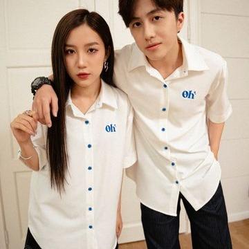 Áo Somi Tay Ngắn Thêu Logo - OHNIL