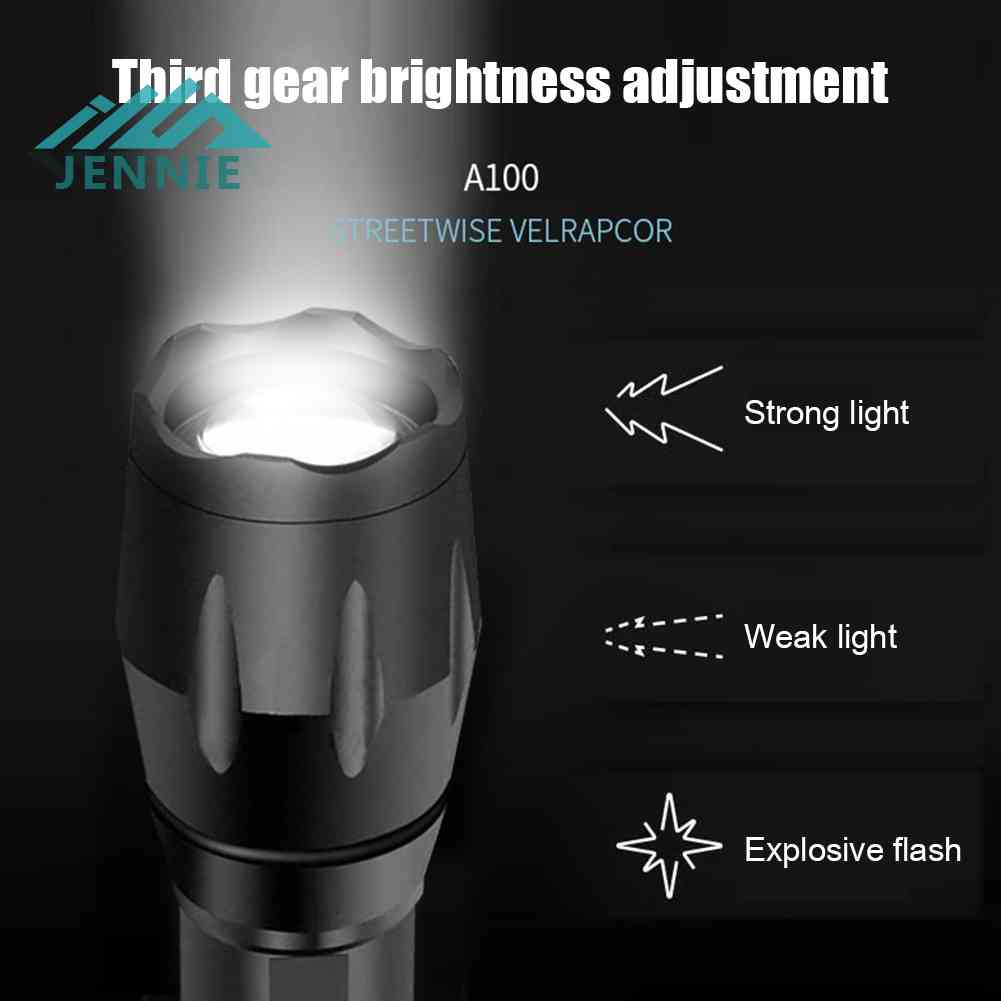 Đèn Pin LED 3 Chế Độ Siêu Sáng Chống Thấm Nước Kèm Sạc USB Tiện Dụng Mang Theo Cắm Trại / Câu Cá