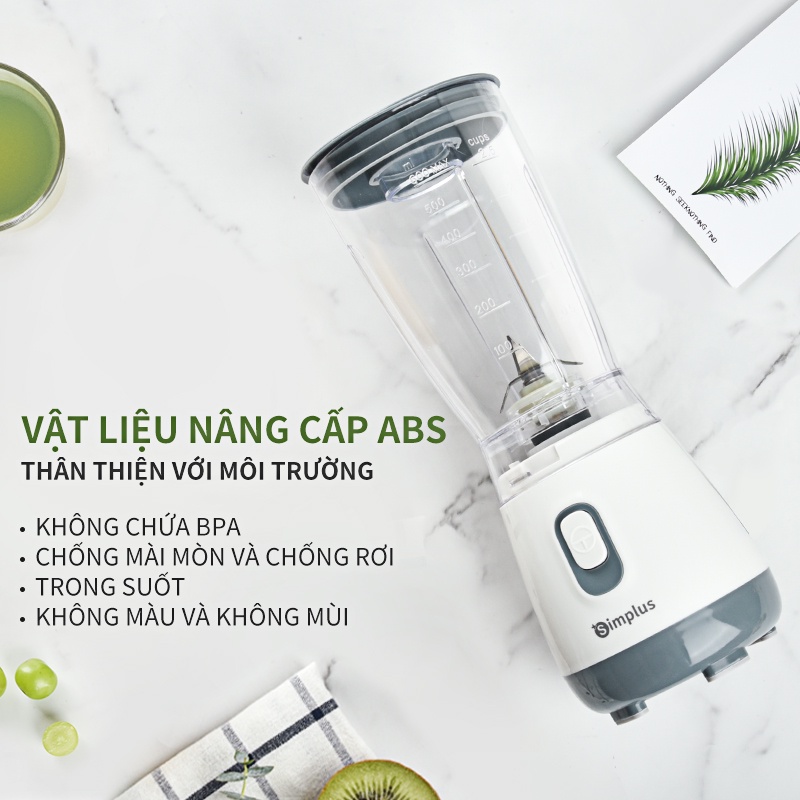 Máy Xay Sinh Tố Simplus Máy xay sinh tố đa năng LLJH004 Dung Tích 600ml