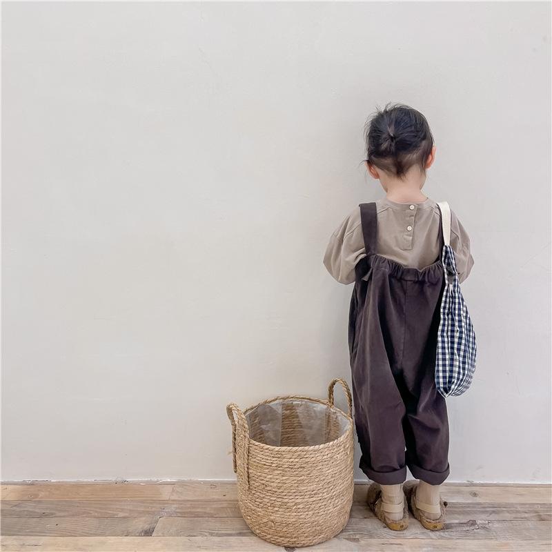 Yếm dài vintage Hàn Quốc cho bé trai bé gái