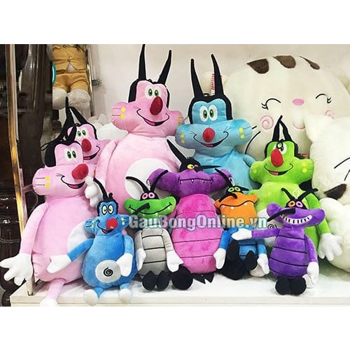 Gấu Bông Oggy, Nhân Vật Hoạt Hình Mèo Oggy Và Những Chú Gián Dễ Thương
