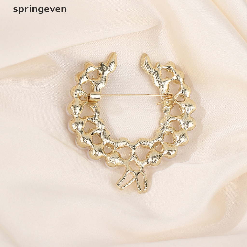 Ghim Cài Áo Hình Lúa Mì Đính Ngọc Trai Phong Cách Vintage Thời Trang Cho Nữ