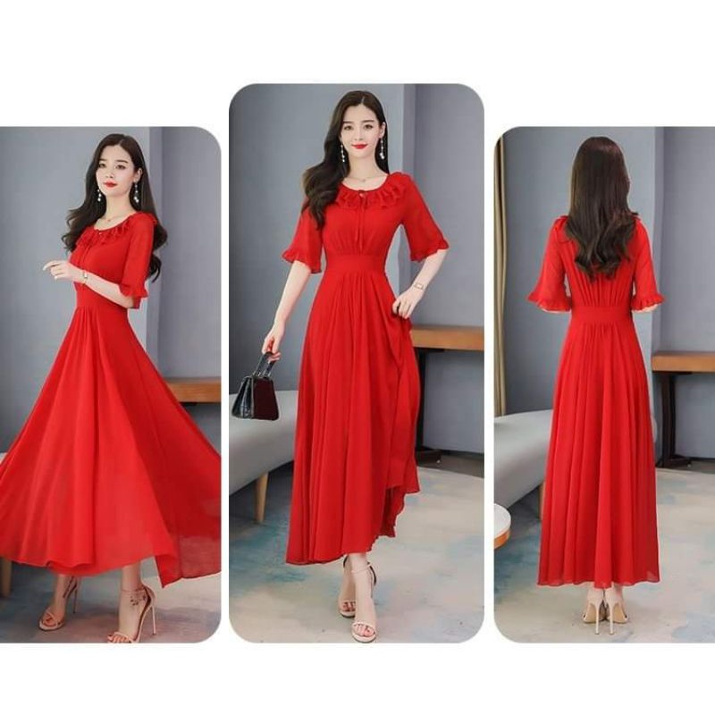 ĐẦM XÒE CỔ BÈO 2 TẦNG 2064