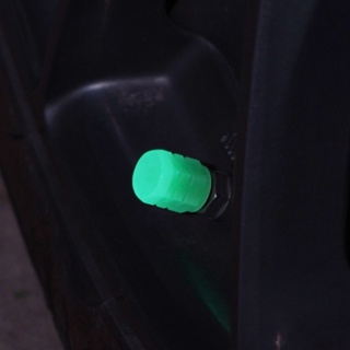 Nắp van phát quang màu xanh lá cây độc đáo trang trí bánh xe hơi xe máy - ảnh sản phẩm 5
