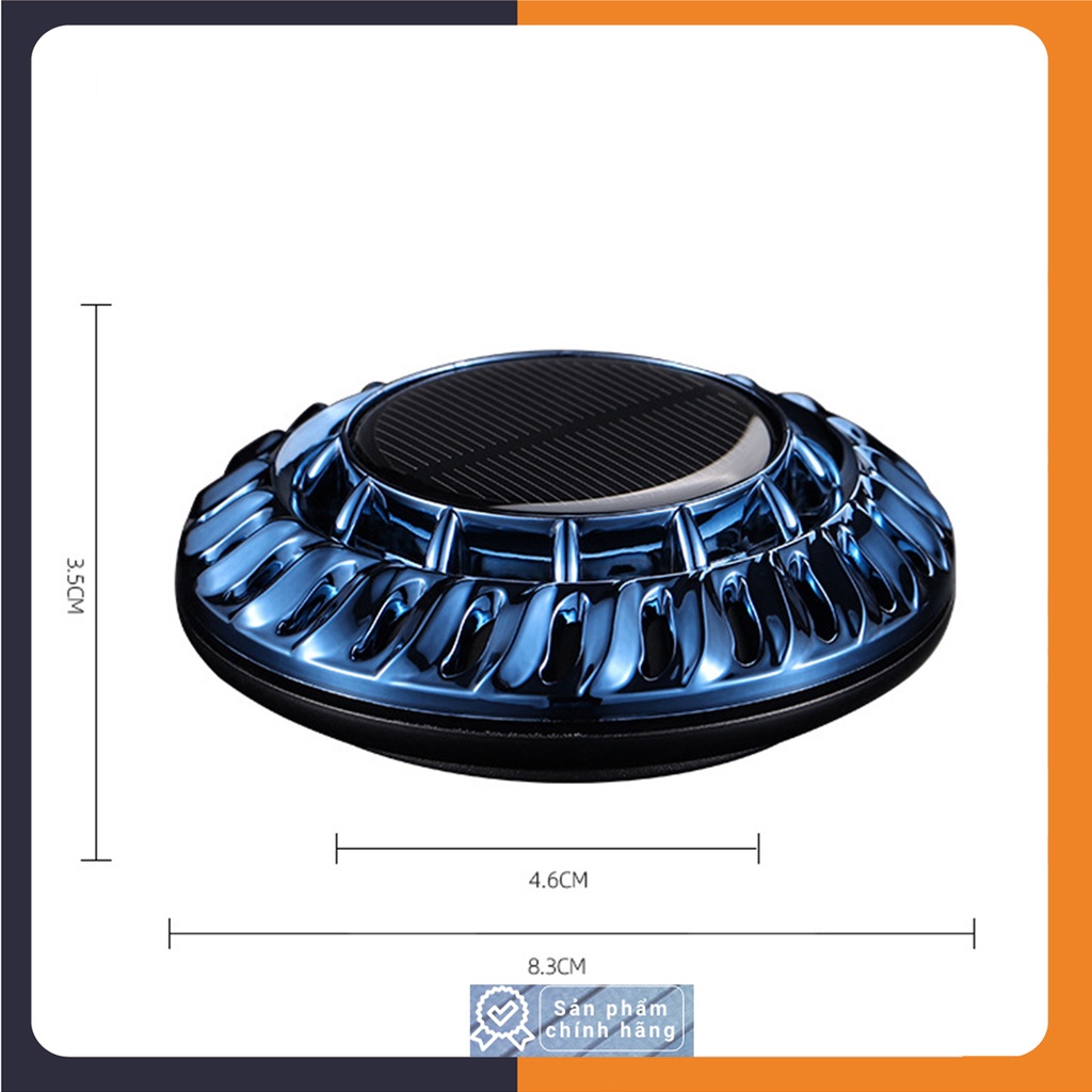 Sáp thơm ô tô cao cấp UFO năng lượng mặt trời, máy khuếch tán tinh dầu thơm xe hơi trang trí taplo ST20
