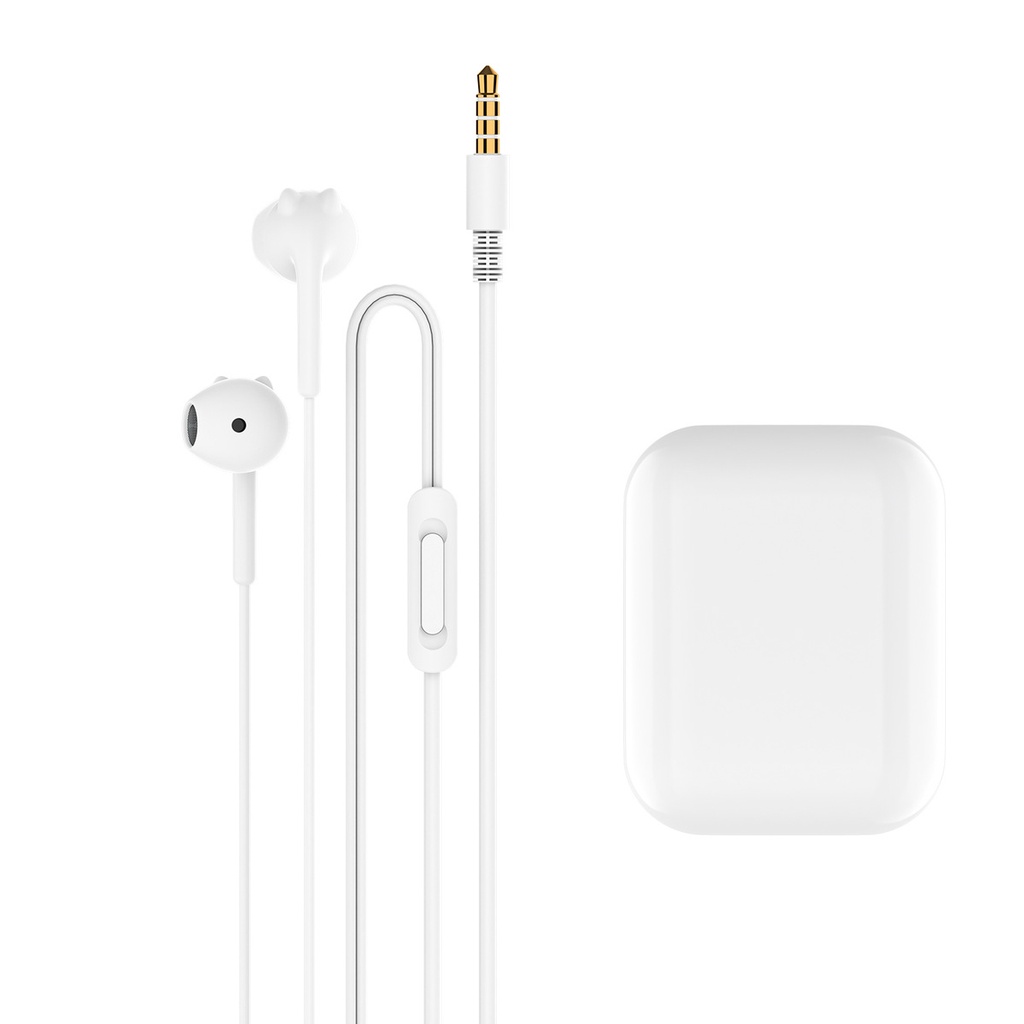 Tai Nghe Nhét Tai Q60 Màu Gradient Có Dây Âm Thanh Stereo Với Mic 3.5mm Cho Điện Thoại