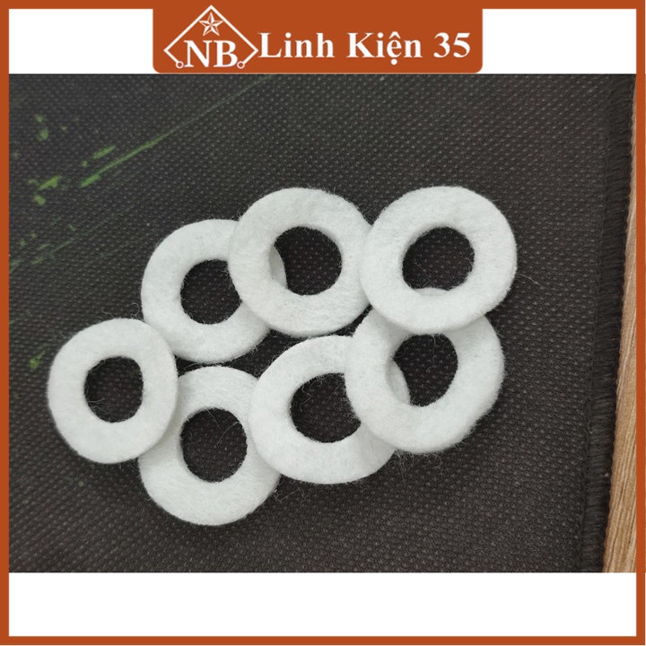 Bộ 10 bông nỉ thấm dầu, phụ kiện lau chùi, thấm dầu cho quạt