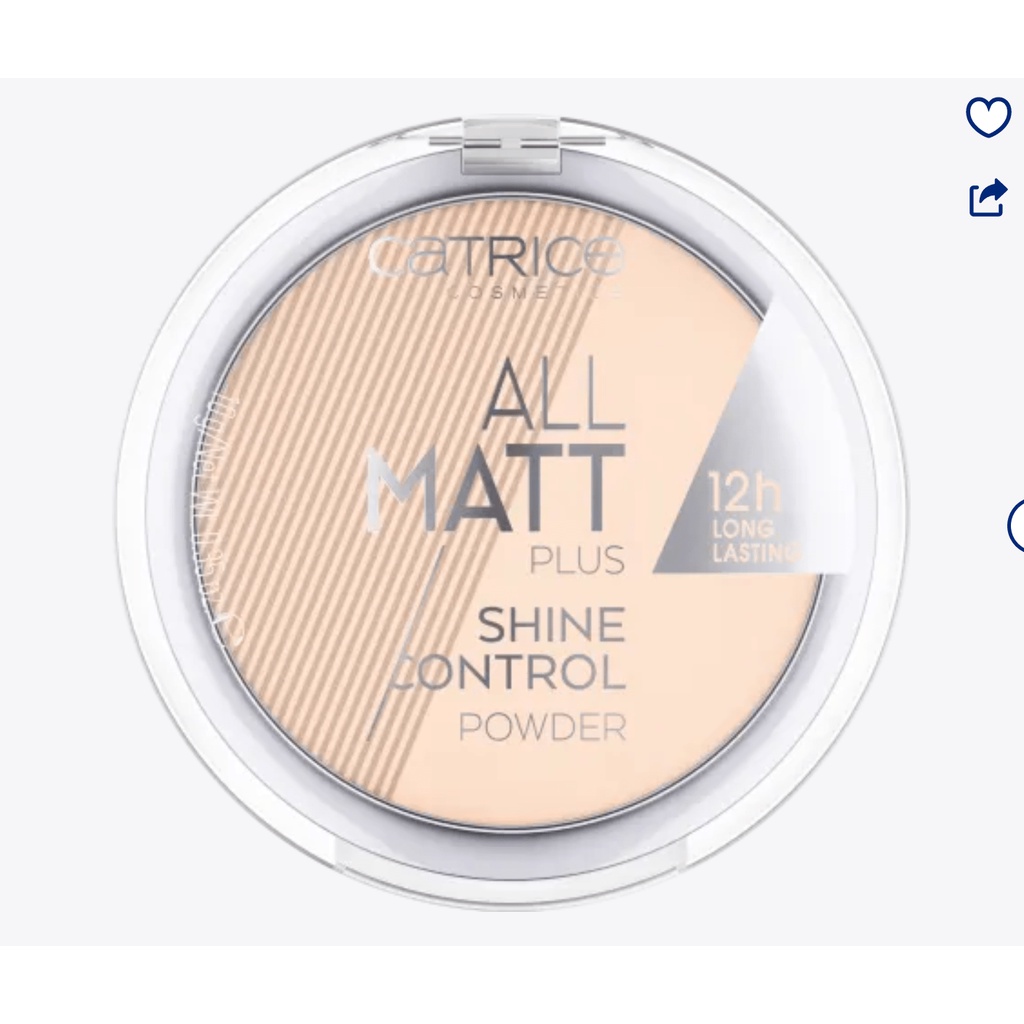 Phấn phủ Catrice All Matt Plus Shine Control Powder