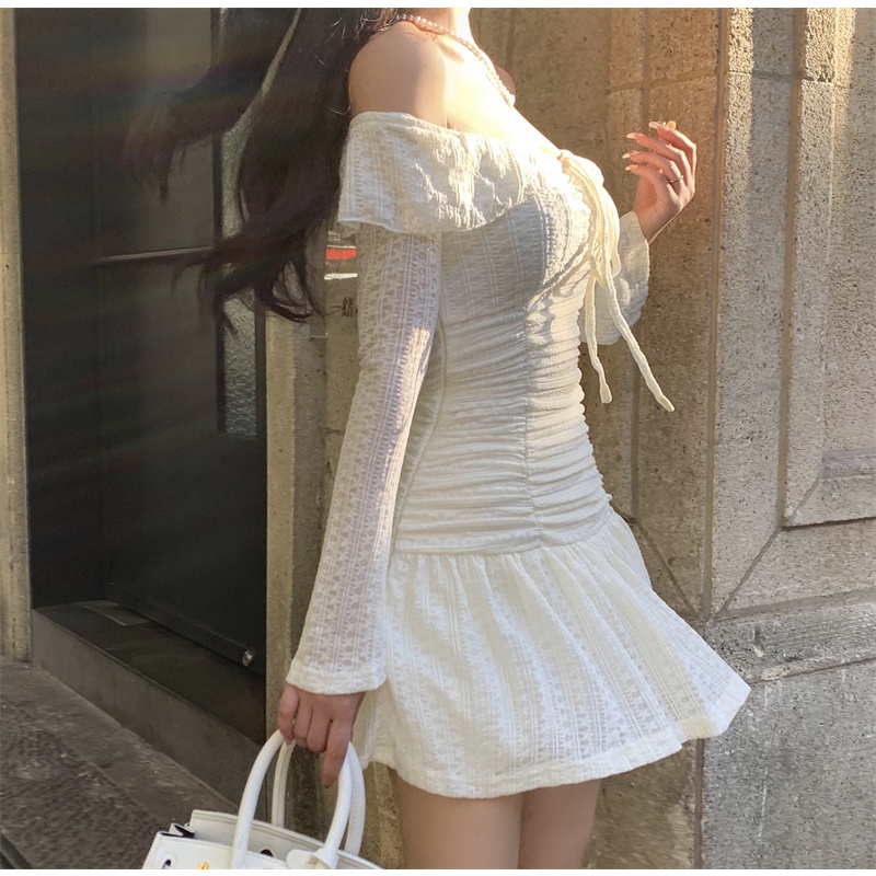 sẵn Jane Đầm tiểu thư trễ vai Katherin Dress