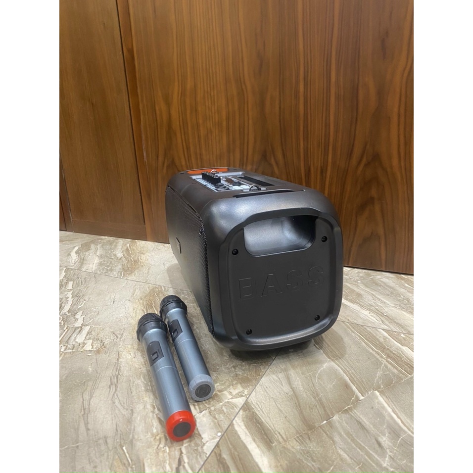 Loa bluetooth di động kèm 2 míc không dây có dây đeo Hoco BS53/hoco BS54