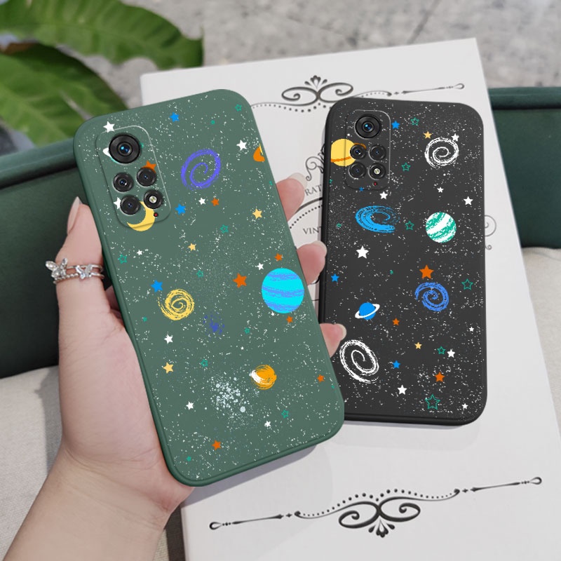 Ốp Điện Thoại Họa Tiết Vũ Trụ Sáng Tạo Cho Xiaomi Redmi Note 11 11S 11T Pro Plus + 4G 5G