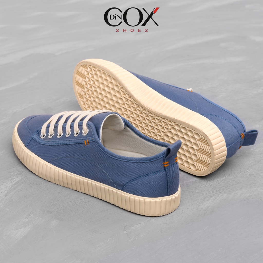 Giày Sneaker Vải Unisex DINCOX D27 Đơn Giản Hiện Đại Denim