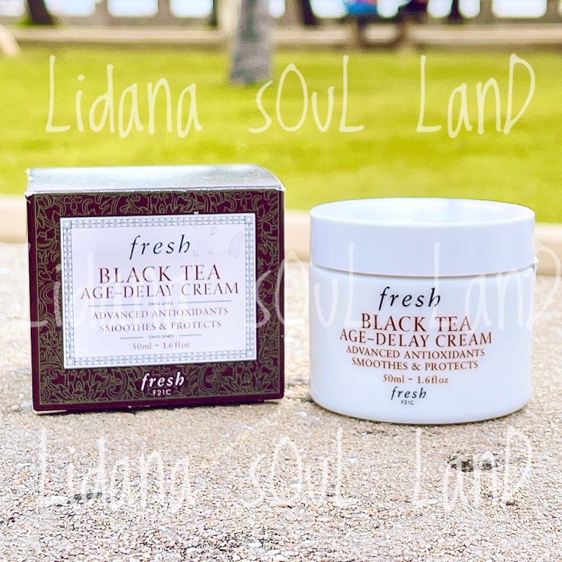 (𝗚𝗼̂́𝗰 𝟮,𝟱 𝘁𝗿𝗶𝗲̣̂𝘂) Kem dưỡng chống lão hoá chiết xuất trà đen Fresh Black Tea Age - Delay Cream