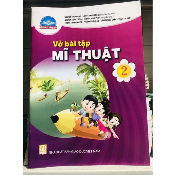 vở bài tập mĩ thuật lớp 2 + bút chì 2b (thuộc bộ chân trời sáng tạo)
