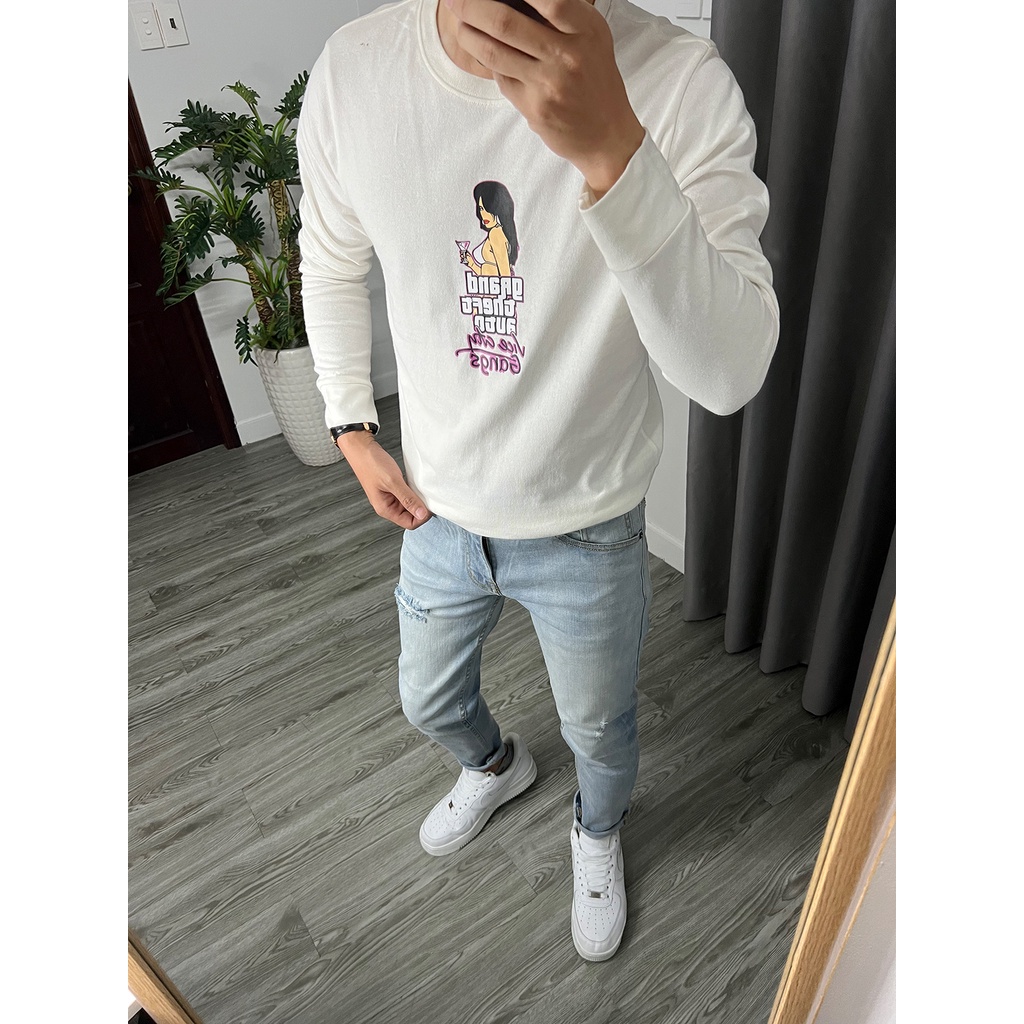 Áo thun tay dài nam cực đẹp