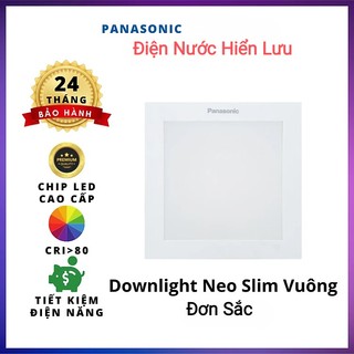 Đèn led âm trần panasonic neo slim vuông 9w bảo hành chính hãng