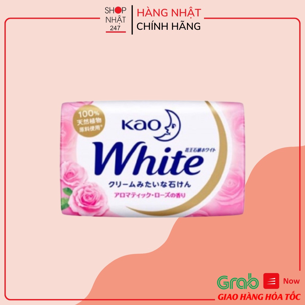 [Hỏa Tốc HN] Xà bông Kao White hương hoa hồng Nội địa Nhật Bản