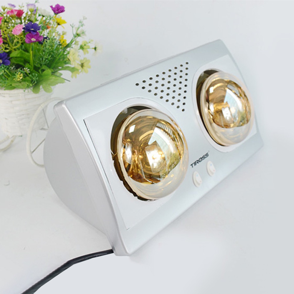 Đèn Sưởi Nhà Tắm Tiross TS9291, 2 Bóng, 550W, Hàng Chính Hãng, Bảo Hành 12 Tháng
