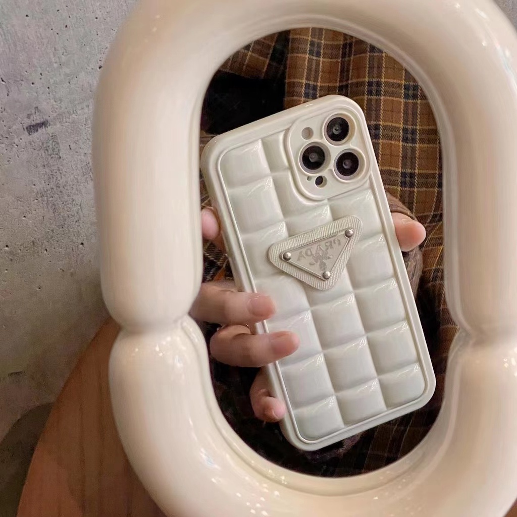 PRADA Thời Trang Ốp Điện Thoại imd Hình 3d Cho iphone 15pro max 14 14 pro 14 plus 14 pro max 13 pro max 12 pro max 11 pro max xs max xr x