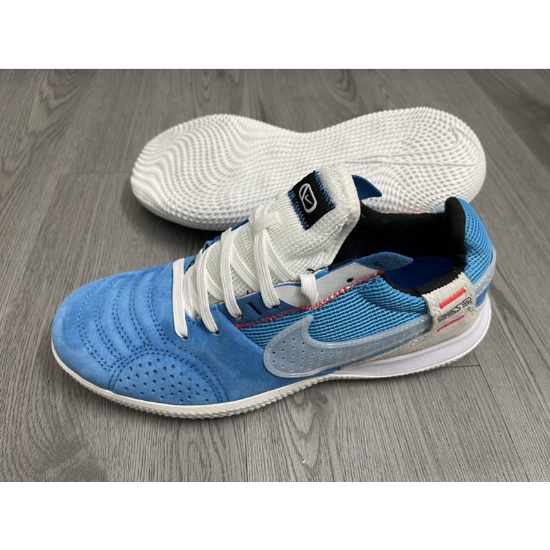 Giày Bóng Đá Futsal Lunar Gato Street Xanh Ngọc IC (Tặng kèm tất)