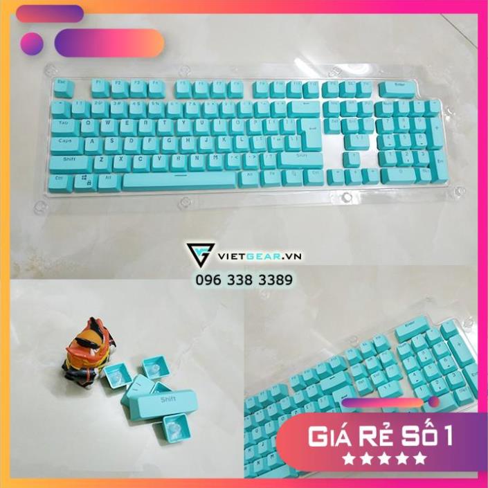 Bộ keycap PBT double shot xuyên led