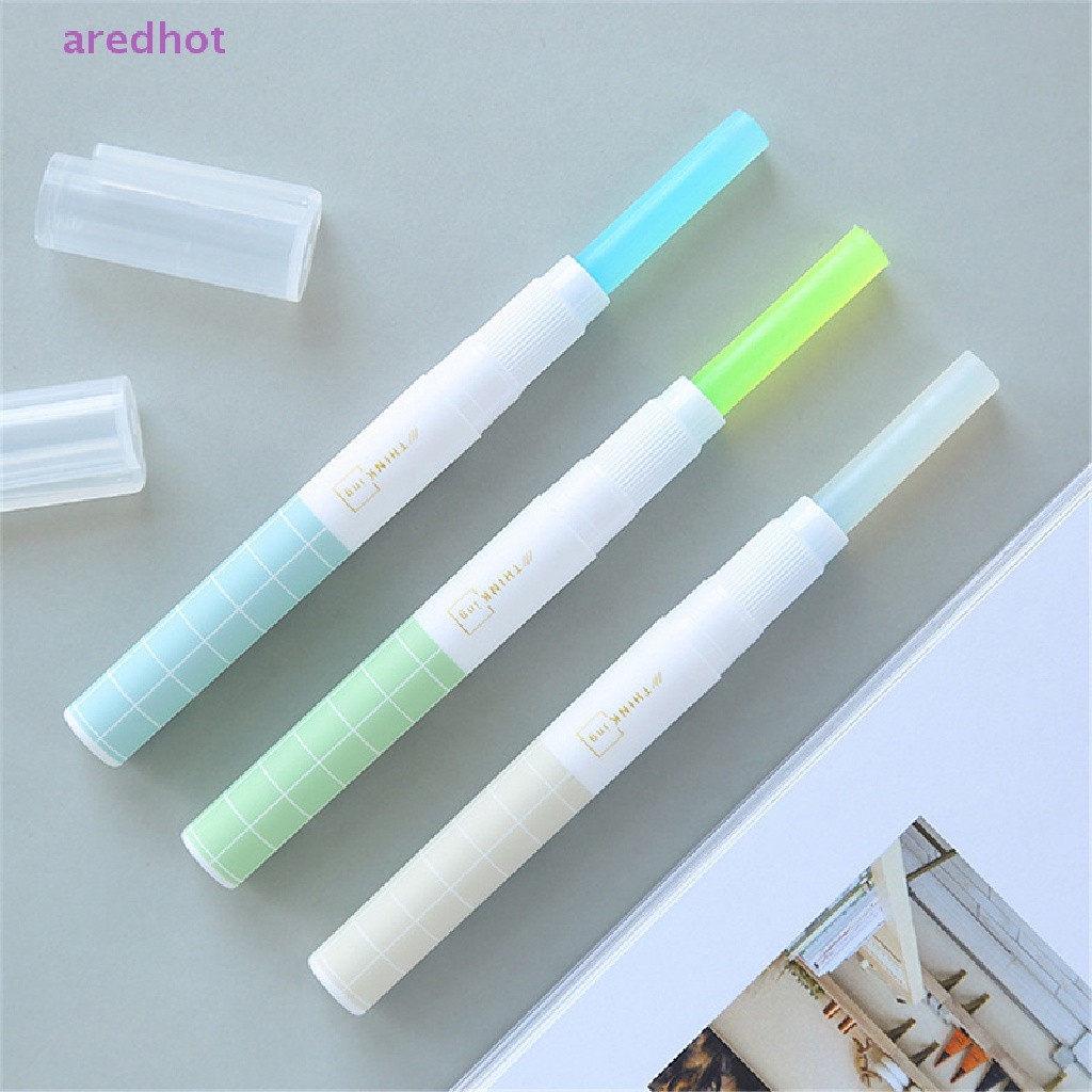 Bút Keo Màu Trơn Dùng Trang Trí Sổ Tay / Nhật Ký DIY Mới