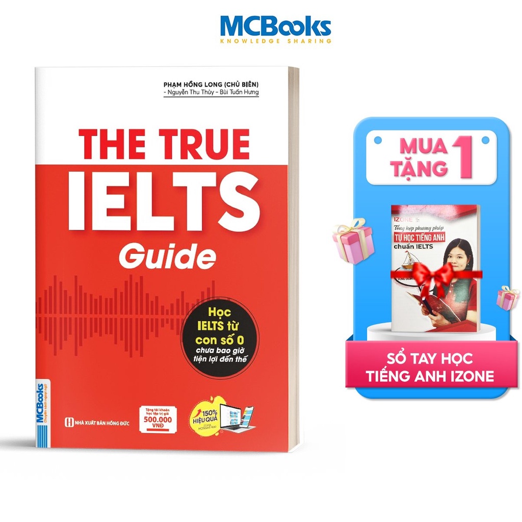 Sách - The True Ielts Guide - Cẩm nang hướng dẫn tự học IELTS chuẩn cho người mới bắt đầu - Tặng tài khoản học tập