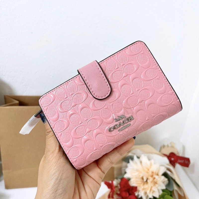 VÍ COACH SIZE TRUNG SIÊU ĐẸP❗️Full box và túi giấy làm quà