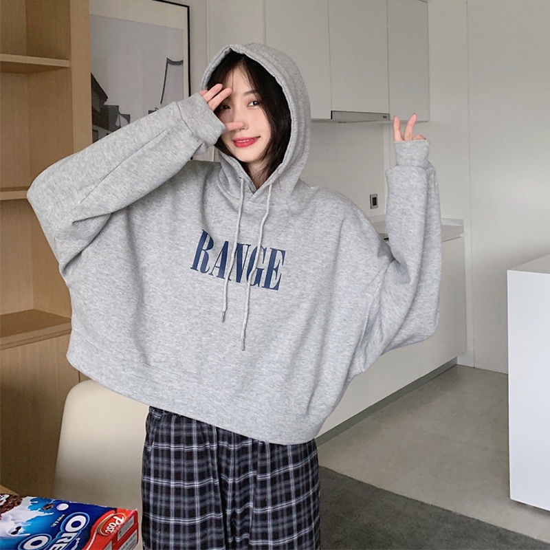 Áo Sweater Lông Cừu Dáng Rộng Tay Dài Phong Cách Hàn Quốc Thời Trang Cho Nữ