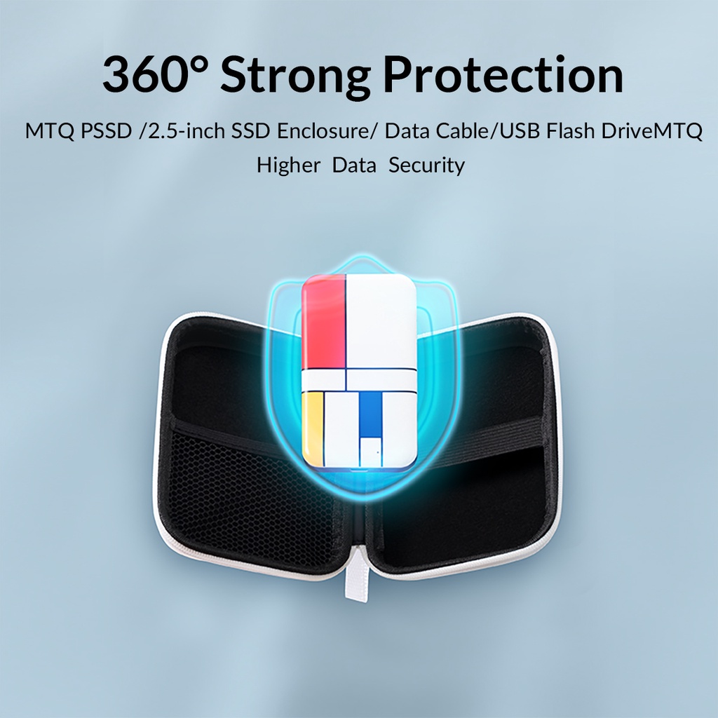 Túi Đựng Ổ Cứng Chống Sốc ORICO MTQ SSD Cho Montage PSSD 2.5 inch (MTQ-SP25)