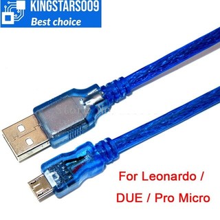 Cáp dữ liệu USB Type A sang Micro USB, Type B 30cm dùng nạp code Arduino