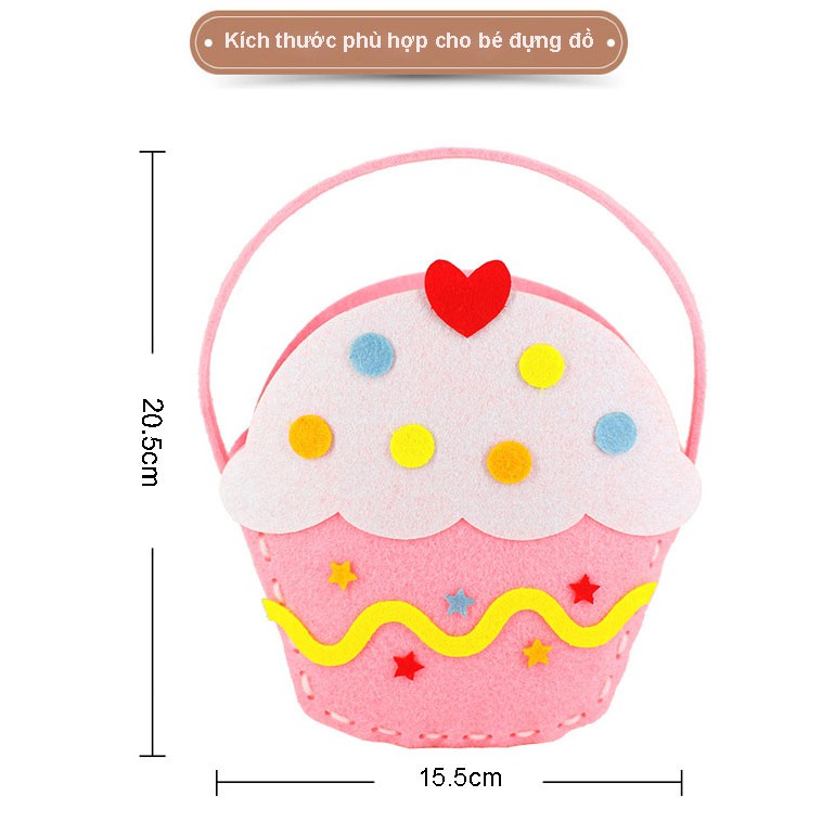 Túi Xách Vải Không Dệt tự làm DIY nhiều mẫu siêu cute cho bé - Đồ chơi trí tuệ